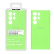 قاب سیلیکونی پاک کنی اورجینال درجه یک Samsung Galaxy S23 Ultra - سبز فسفری (پک دار)