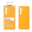 قاب سیلیکونی پاک کنی اورجینال درجه یک Samsung Galaxy S24 FE - نارنجی فانتزی (پک دار)