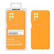 قاب سیلیکونی پاک کنی اورجینال درجه یک Samsung Galaxy A12 / M12 / F12 - نارنجی فانتزی (پک دار)