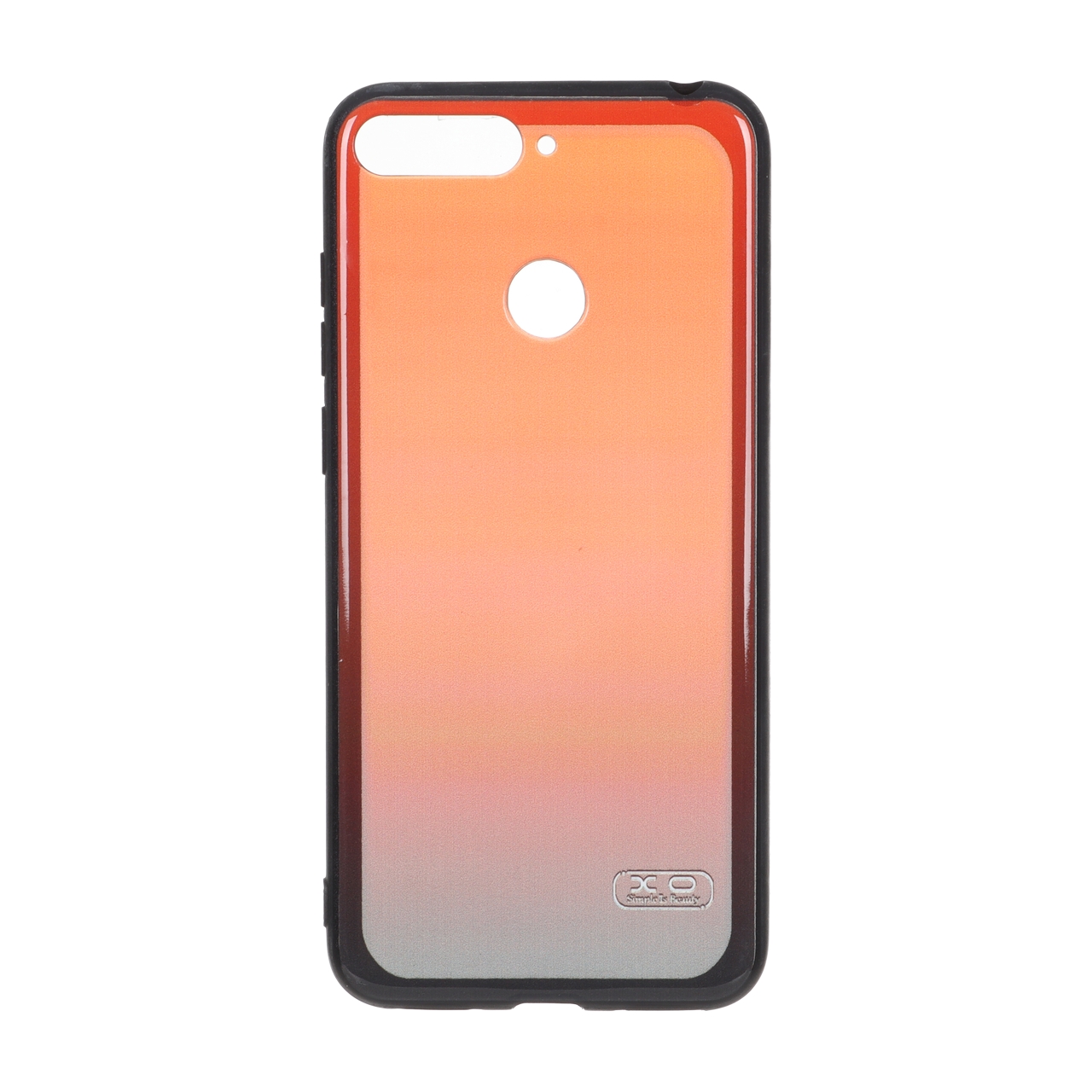 قاب XO مات دو رنگ Huawei Y6 (2018) / Y6 Prime (2018) - قهوه ای قرمز