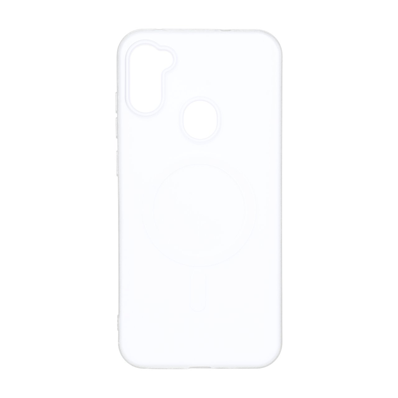 قاب دو لایه مات طرح مگ سیف Samsung Galaxy A11 / M11 - سفید