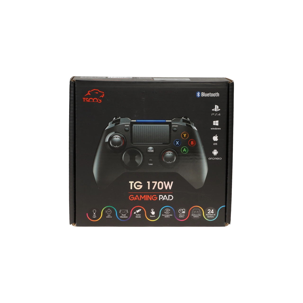 دسته بازی بی سیم TSCO مدل TG 170W - مشکی (گارانتی 18 ماهه تسکو)