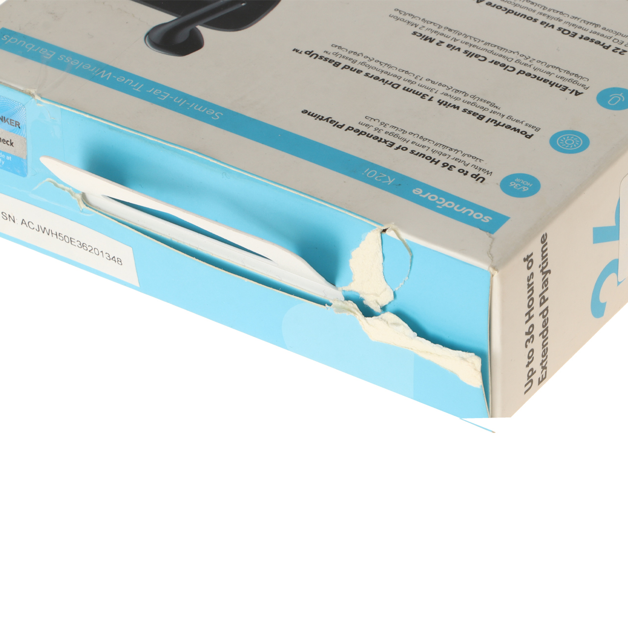 ایربادز بی سیم ANKER مدل K20i A3994H11 - مشکی (تعمیری)
