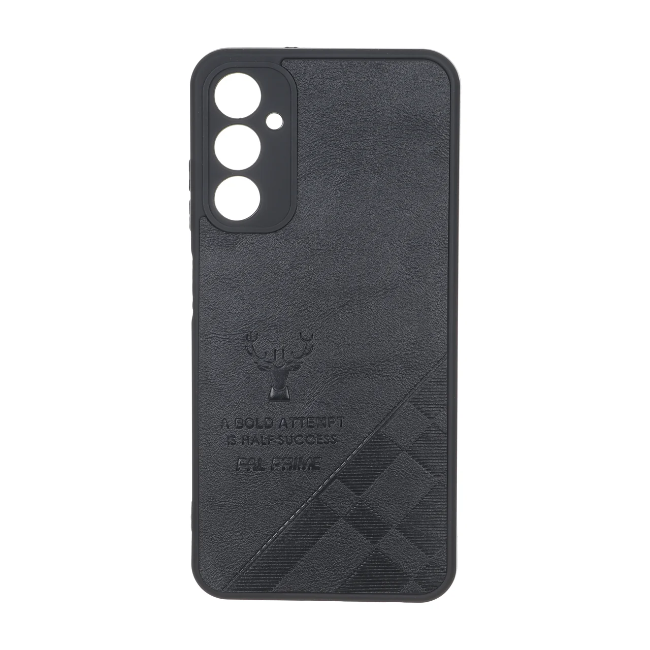 قاب طرح چرم گوزنی Pal Prime مدل Samsung Galaxy A05s / M14 4G / F14 4G - مشکی