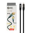 کابل شارژ PD و فست Miller Type-C To Lightning مدل CA-2027 100W - مشکی (گارانتی پارتیان پایا)