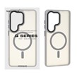 قاب اورجینال Magic Mask مات Magsafe بلک لنز Samsung Galaxy S26 Ultra - خاکستری (پک دار)