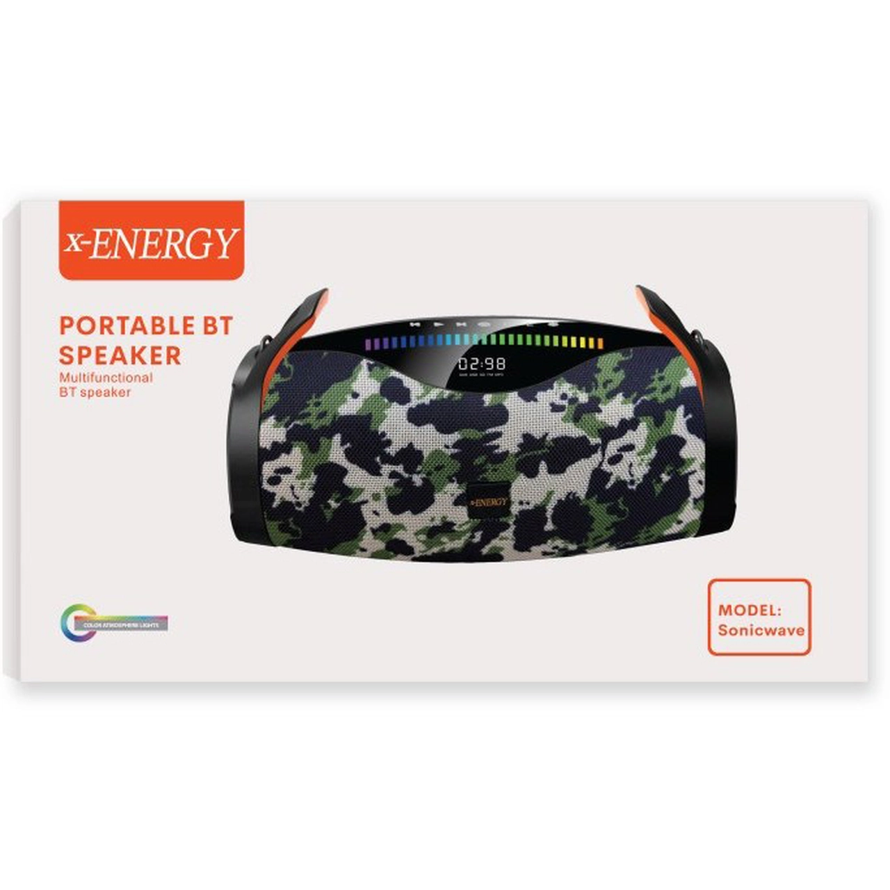 اسپیکر بی سیم X-Energy مدل Sonicwave - مشکی (گارانتی IPM)