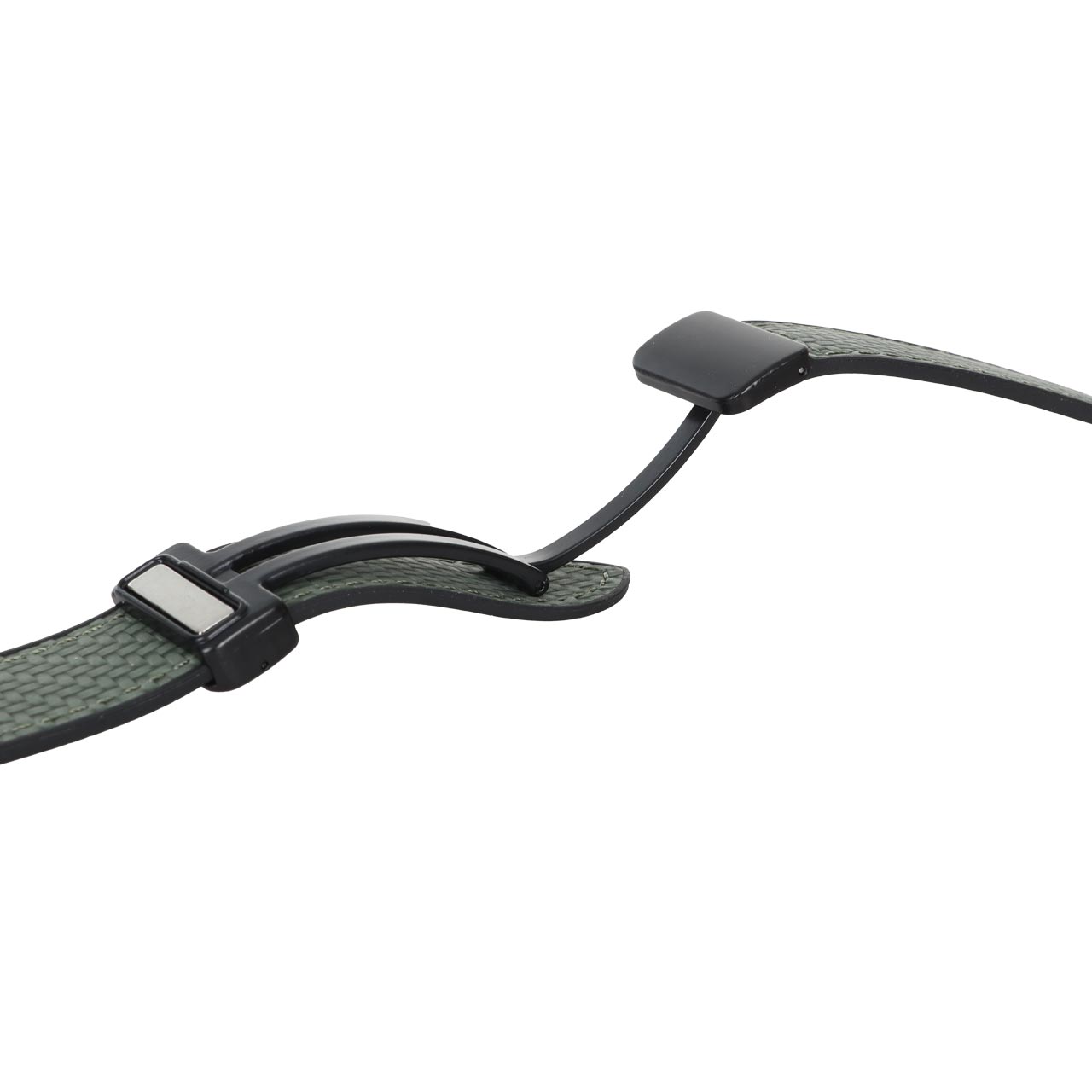 بند اپل واچ اورجینال سیلیکونی طرح حصیری مگنتی Spigen Rugged Armor سایز 42/44/45/46/49 میلیمتری - سبز (پک دار)