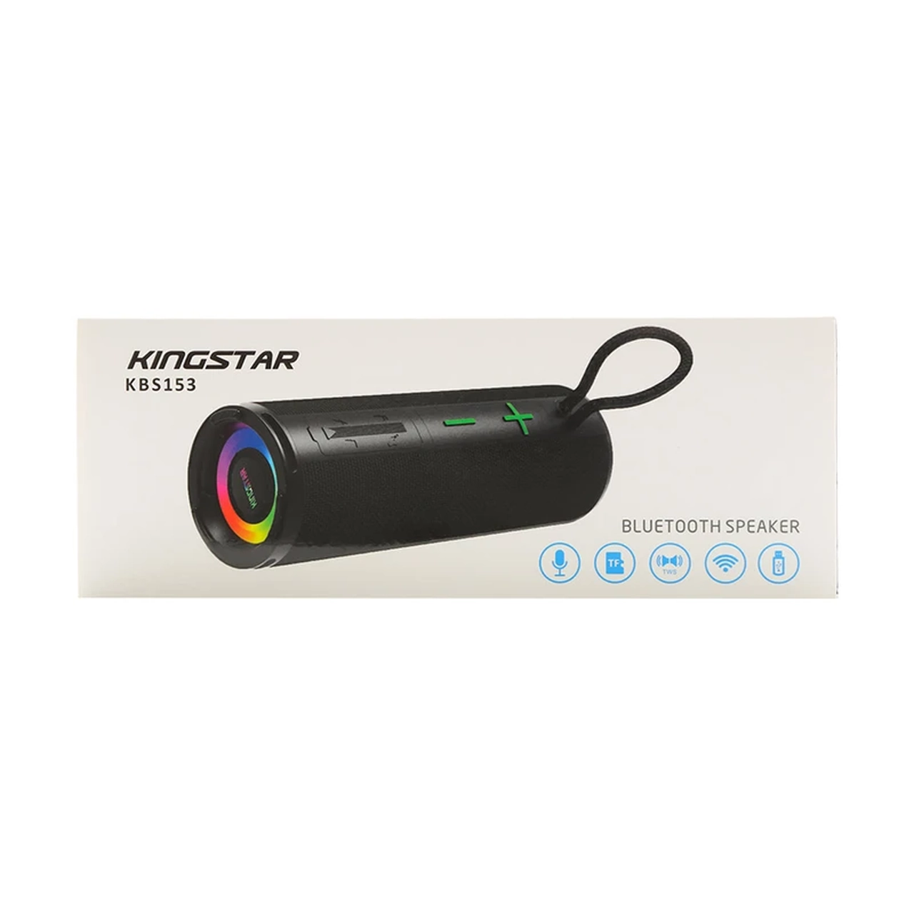 اسپیکر بی سیم KingStar  مدل KBS153 - طوسی (گارانتی متین)