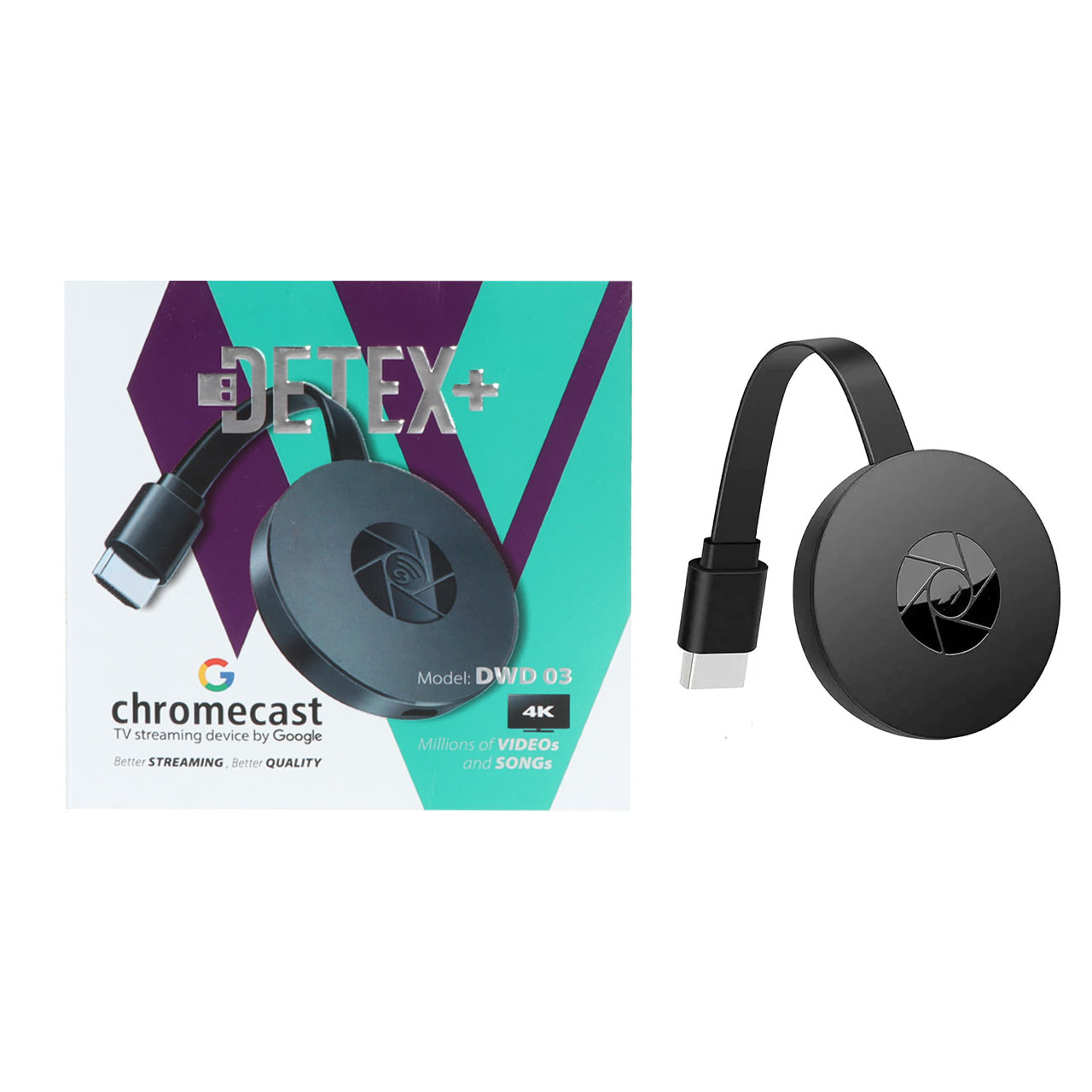 دانگل انتقال تصویر +DETEX مدل DWD03 - مشکی (openbox)