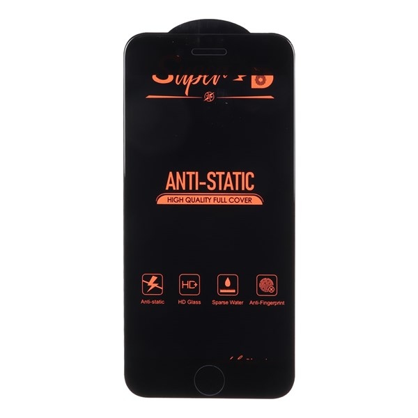 محافظ صفحه نمایش شیشه ای Full Cover Super D 6 - ESD مدل Apple iPhone 6 / iPhone 7 / iPhone 8 / iPhone SE (2020) / SE (2022) - مشکی