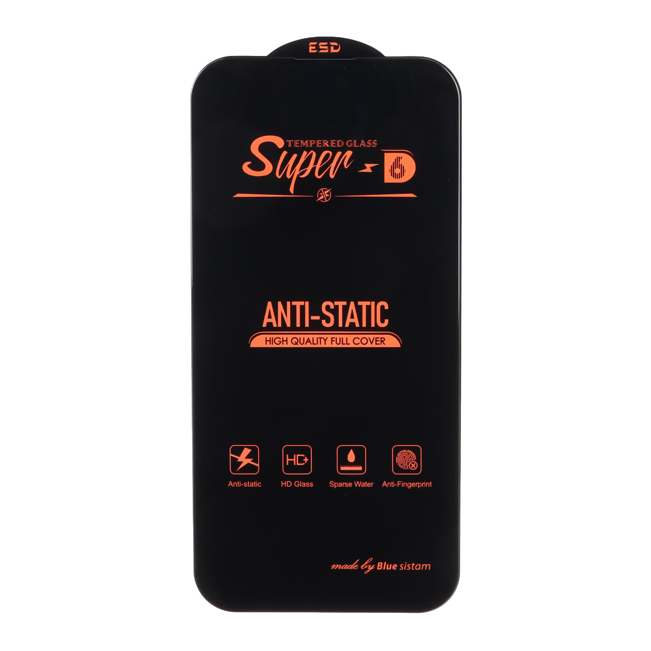 محافظ صفحه نمایش شیشه ای Full Cover Super D 6 - ESD مدل Apple iPhone 16 / iPhone 15 / iPhone 14 Pro