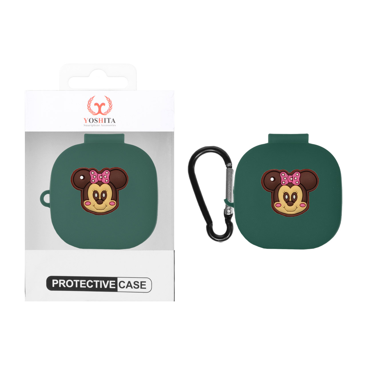 کاور ایرفون سیلیکونی Yoshita عروسک برجسته QCY T13 ANC - طرح 3166 (پک دار)
