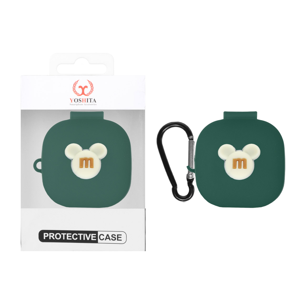 کاور ایرفون سیلیکونی Yoshita عروسک برجسته QCY T13 ANC - طرح 3167 (پک دار)