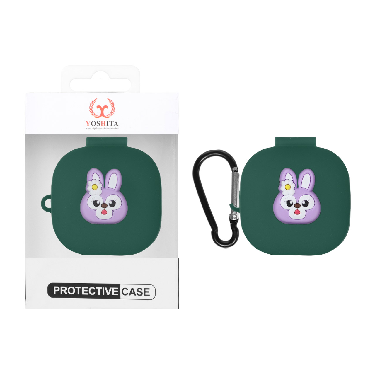 کاور ایرفون سیلیکونی Yoshita عروسک برجسته QCY T13 ANC - طرح 3168 (پک دار)