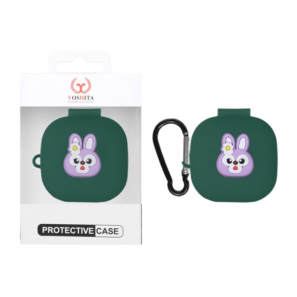 کاور ایرفون سیلیکونی Yoshita عروسک برجسته QCY T13 ANC - طرح 3168 (پک دار)