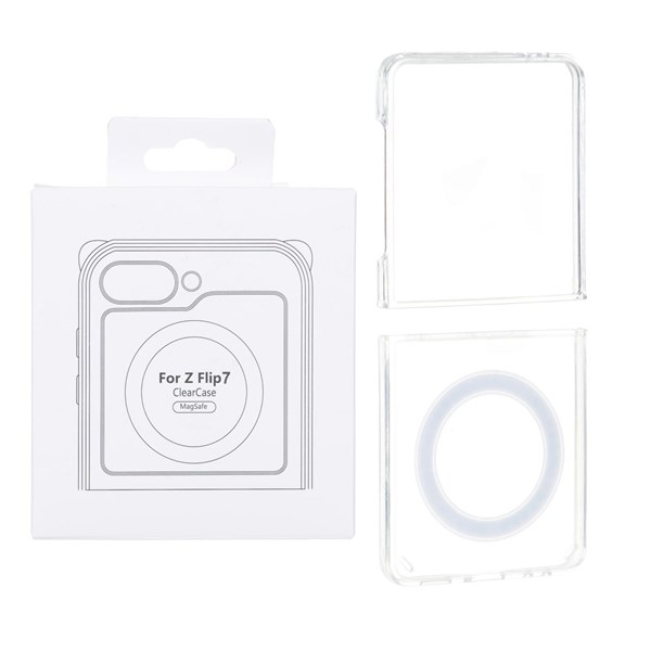 قاب شفاف Samsung Galaxy Z Flip 7 با قابلیت شارژ MagSafe (پک دار) - MPS