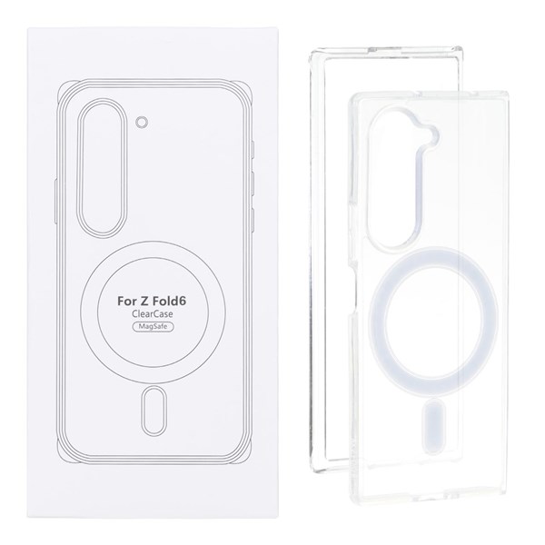 قاب شفاف Samsung Galaxy Z Fold 6 با قابلیت شارژ MagSafe (پک دار) - MPS