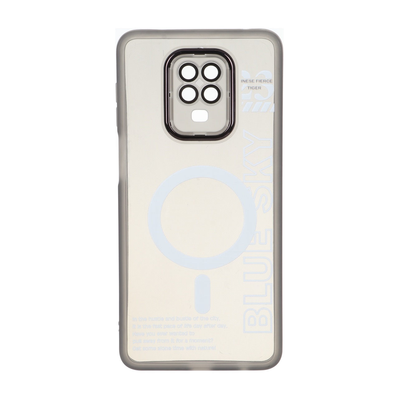 قاب Diamond Space طرح مگ سیف لنز گلس دار Xiaomi Redmi Note 9S / Redmi Note 9 Pro / Redmi Note 9 Pro Max - مشکی - MPS