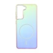 قاب هولوگرامی Trend Seaies طرح مگ سیف دو رنگ لنز کروم Samsung Galaxy S21 FE - زرد صورتی - MPS