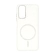 قاب ماربل طرح مگ سیف اکلیلی لنز نگین دار Xiaomi Redmi Note 12S / Xiaomi Redmi Note 11 4G / Redmi Note 11S - سفید - MPS