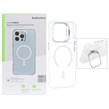 قاب اورجینال Radiantus کریستالی MagSafe لنز فلزی استندشو ایربگ دار Apple iPhone 17 Pro (پک دار)
