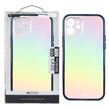 قاب هفت رنگ دور رنگی محافظ لنزدار Apple iPhone 12 - سرمه ای (پک دار)