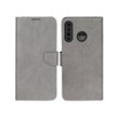 کیف چرمی موبایل مگنتی محافظ لنزدار KRF مدل Huawei P30 Lite - طوسی