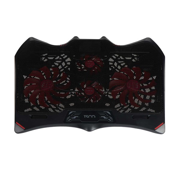 پایه خنک کننده (کول پد) لپ تاپ 17 اینچی چهار فن ال ای دی دار TSCO مدل TCLP 3102 با قابلیت تنظیم ارتفاع (کارکرده)