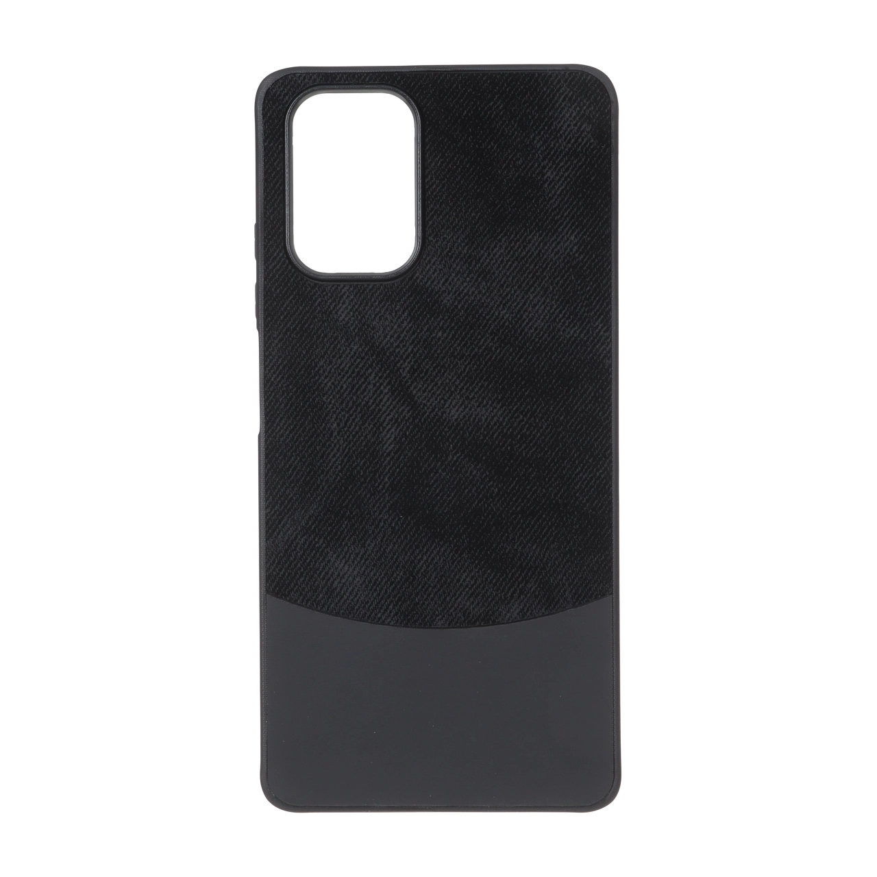 قاب دو تکه طرح چرم و جیر Xiaomi Redmi Note 10 4G / Redmi Note 10S / Poco M5S - مشکی