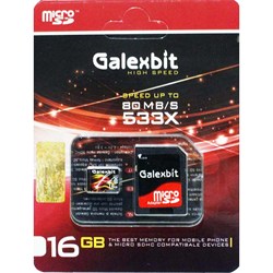 رم میکرو 16 گیگ گلکس بیت Galexbit U1 80MB/s + خشاب