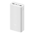 پاوربانک فست شارژ Xiaomi 30000mAh مدل PB3018ZM 18W - سفید - (گارانتی 6 ماهه شرکتی)