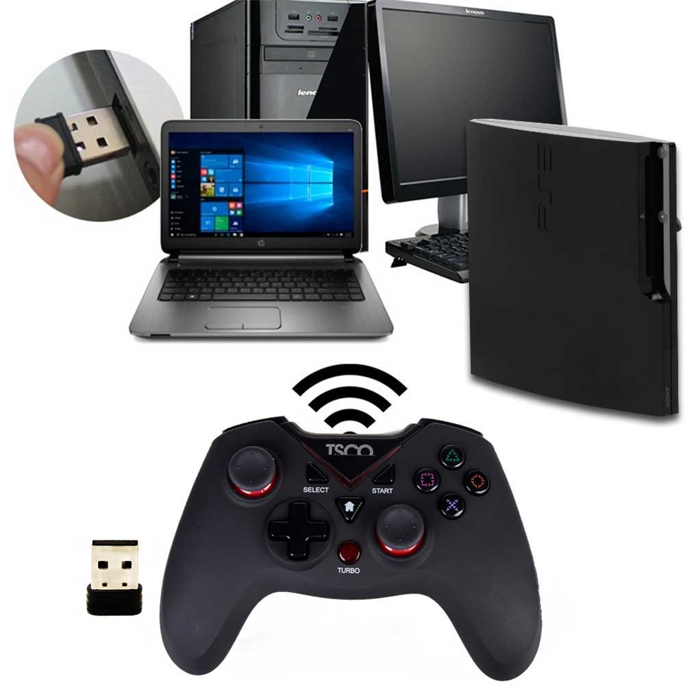 دسته بازی بی سیم تسکو TG 130W PC/PS3