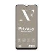 محافظ صفحه نمایش شیشه ای Samsung A10 / A10S / M10 / M20 / M01S - Full Cover Privacy - مشکی