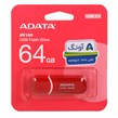 فلش مموری ADATA مدل UV150 USB 3.2 ظرفیت 64GB - قرمز (گارانتی پنج ساله آونگ)