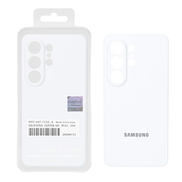 قاب سیلیکونی پاک کنی اورجینال Master Quality مدل Samsung Galaxy S26 Ultra - سفید (پک دار)