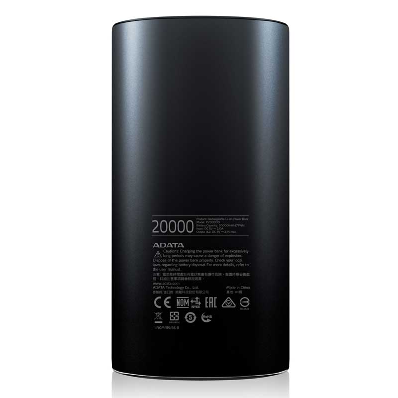 پاور بانک 20000 ای دیتا ADATA P20000D (گارانتی 12 ماهه)