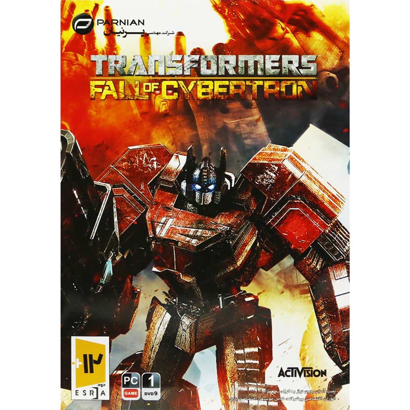 بازی Transformers Fall of Cybertron 1DVD9 پرنیان مناسب برای PC