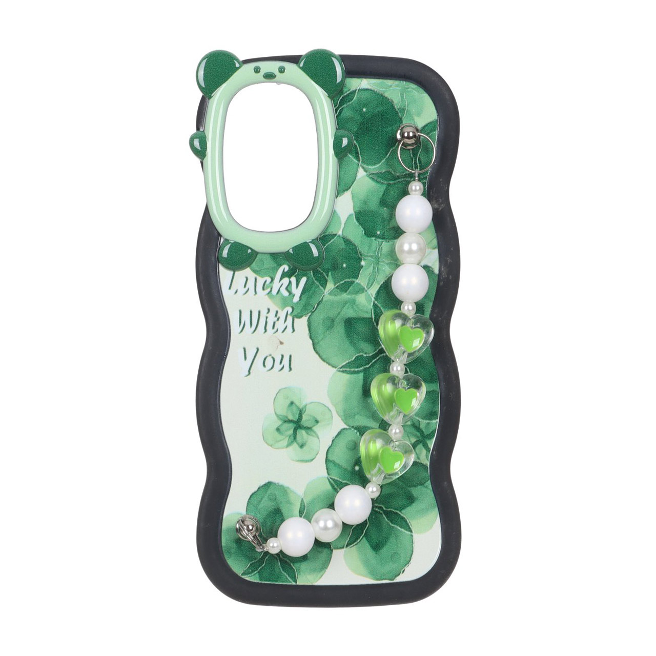 قاب کنگره ای دستبند مرواریدی Samsung Galaxy S21 FE - طرح 183