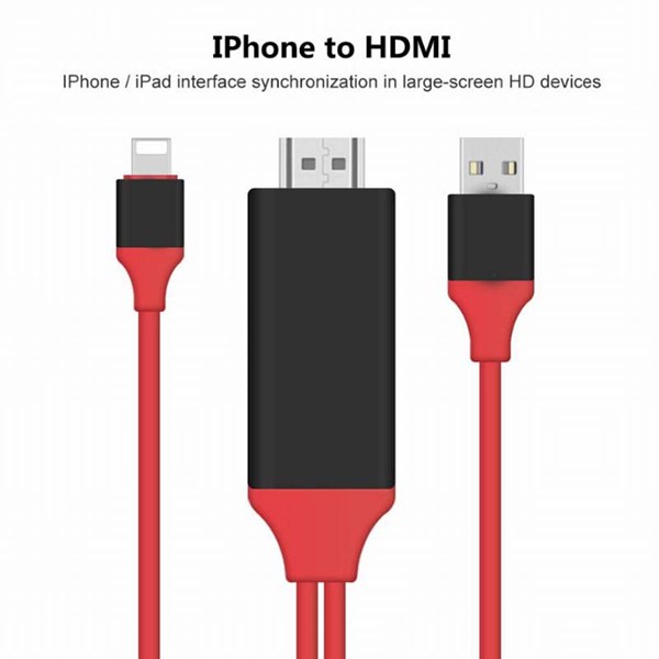 کابل تبدیل Lightning به HDMI طول 2 متر