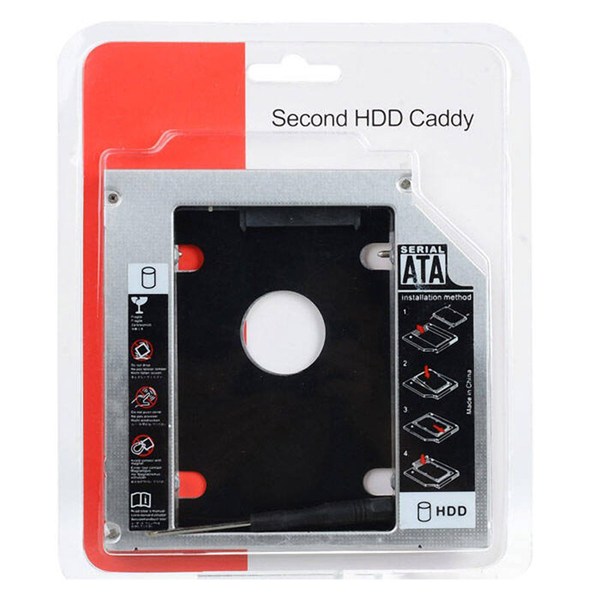 براکت هارد اینترنال 2.5 اینچی HDD Caddy سایز 12.7 میلی متر