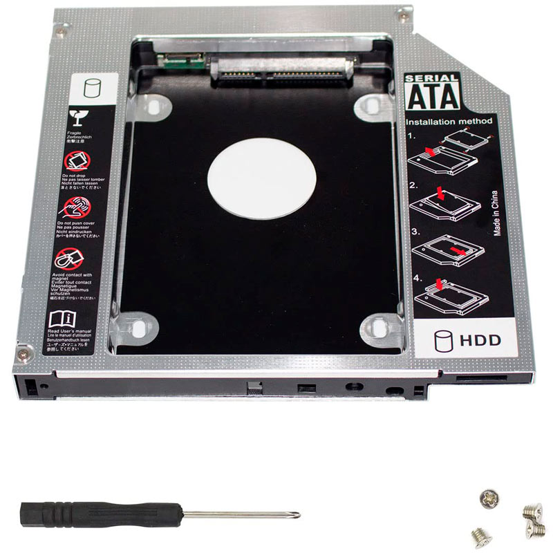 براکت هارد اینترنال 2.5 اینچی HDD Caddy سایز 12.7 میلی متر