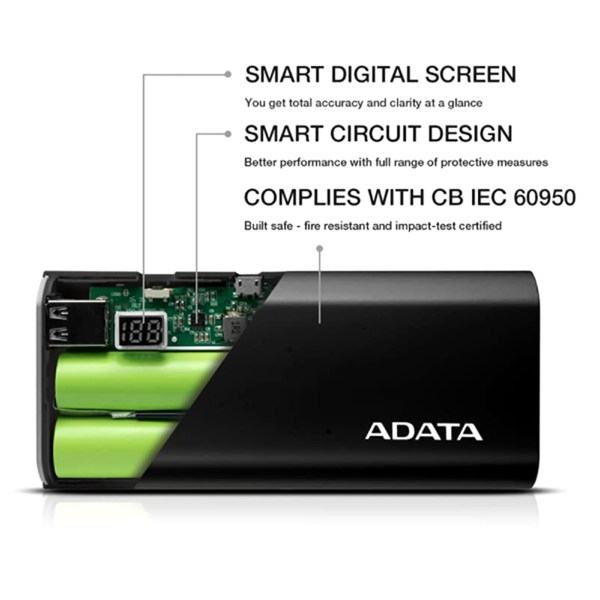 پاور بانک 12500 ای دیتا ADATA P12500D