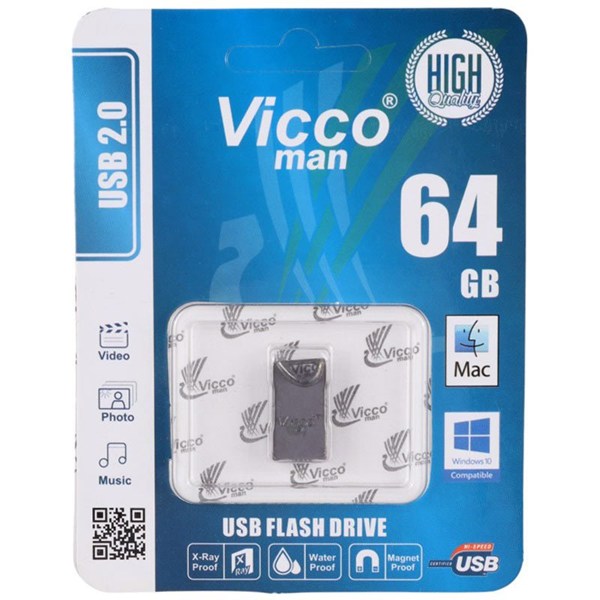 فلش 64 گیگ ویکومن Vicco Man VC264