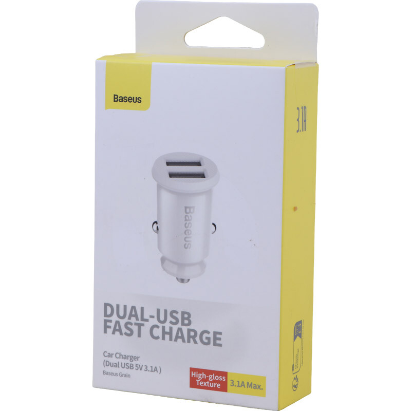 شارژر فندکی Baseus Grain CCALL-ML 3.1A