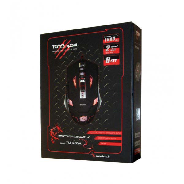 موس گیمینگ تسکو TM-760 GA