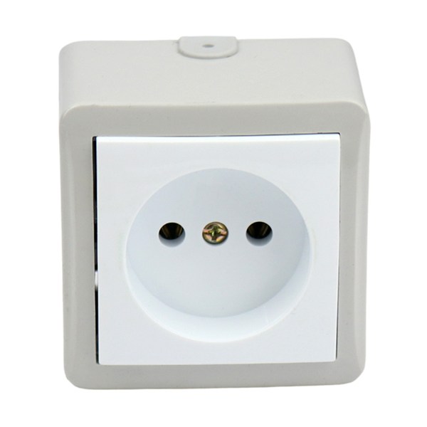 پریز روکار بدون ارت پارت الکتریک Part Electric PE4044