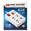محافظ برق کامپیوتر 4 خانه ارت دار پارت الکتریک PE2204 با کابل 1٫8 متری