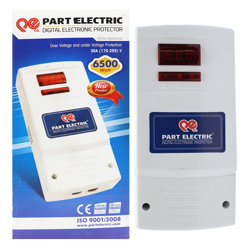 محافظ ولتاژ ورودی 30 آمپر پارت الکتریک PE5137