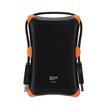 هارد اکسترنال silicon power USB3.2-1TB مدل Armor A30 مشکی نارنجی
